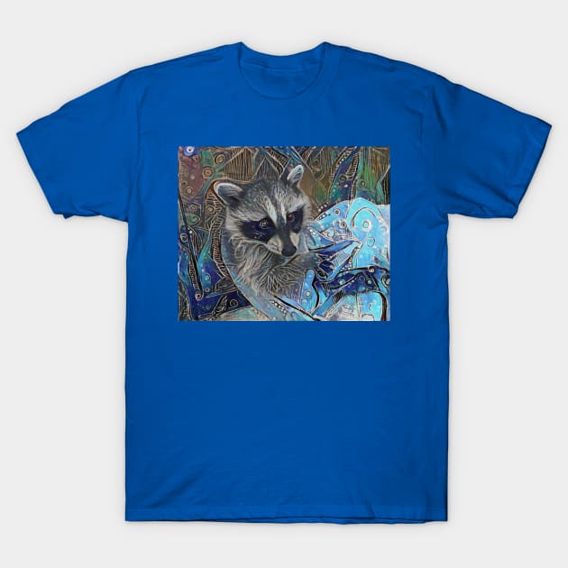 Rocky The Trash Panda T-Shirt by ninasilver